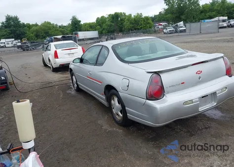 2004 Chevrolet Monte Carlo Ss from USA, damaged, VIN 2G1WX12K249334075